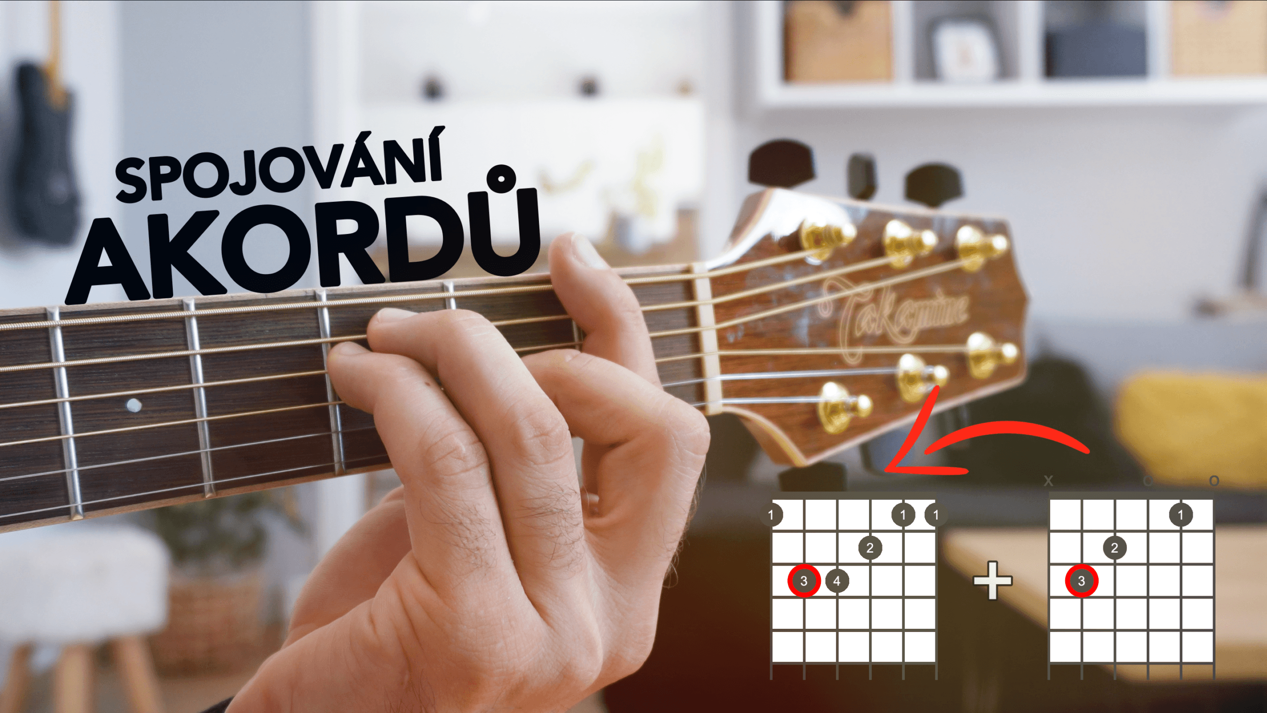 Naučte se rychle a jednoduše spojovat akordy na kytaru