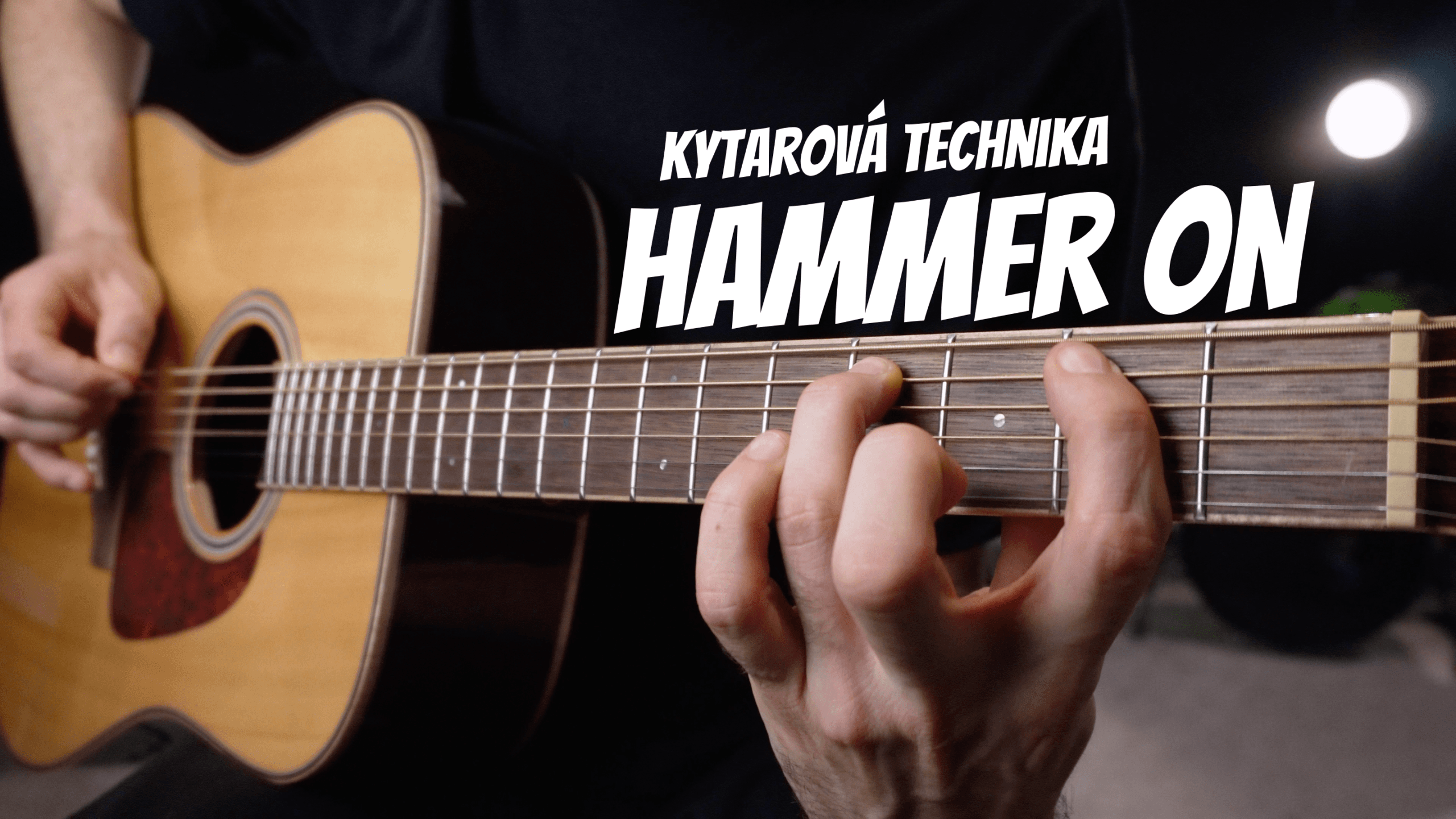 Jak hrát příklepy (hammer on) na kytaru?