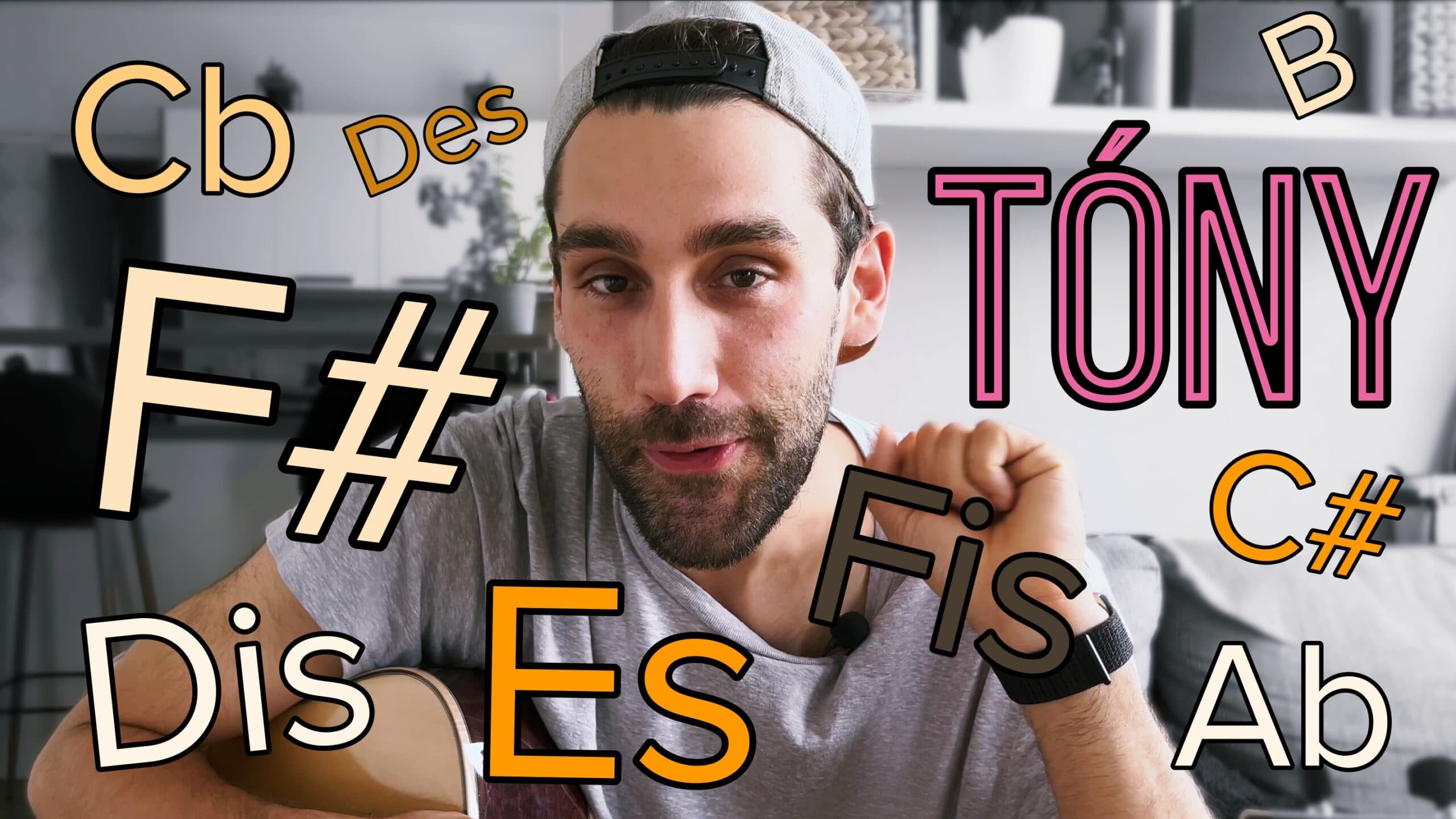 Víte, jaký je rozdíl mezi tóny Cis a Des? Video tutoriál vám představí zvýšené a snížené tóny