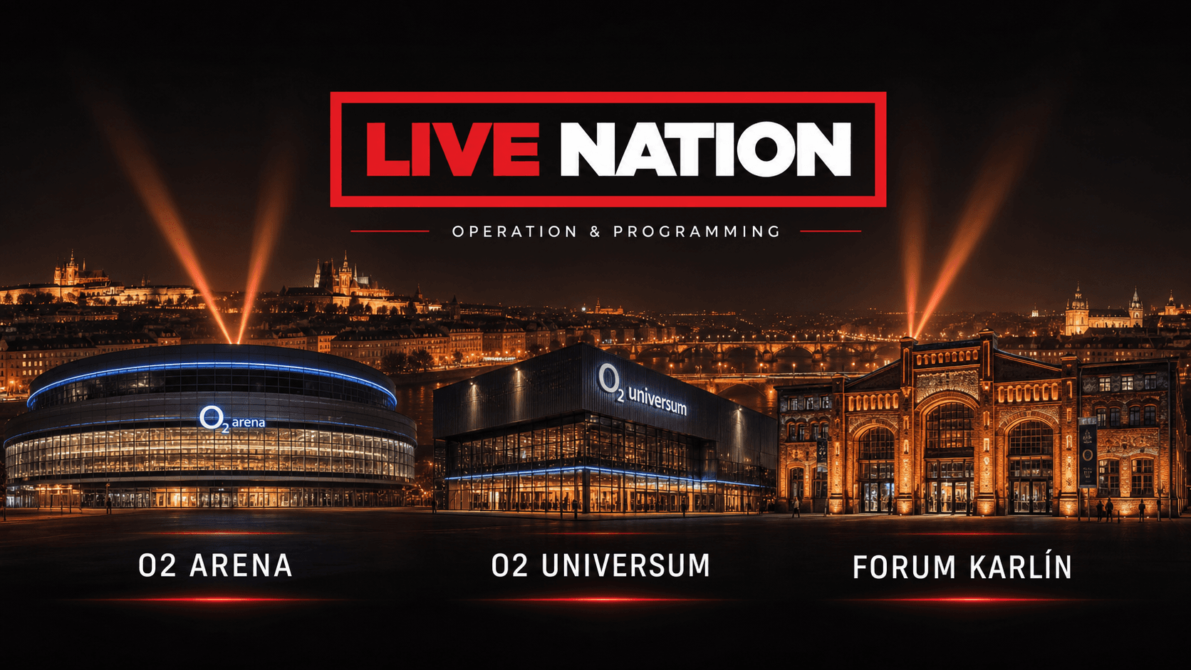 Live Nation vstupuje do provozu pražských hal. Co se mění?